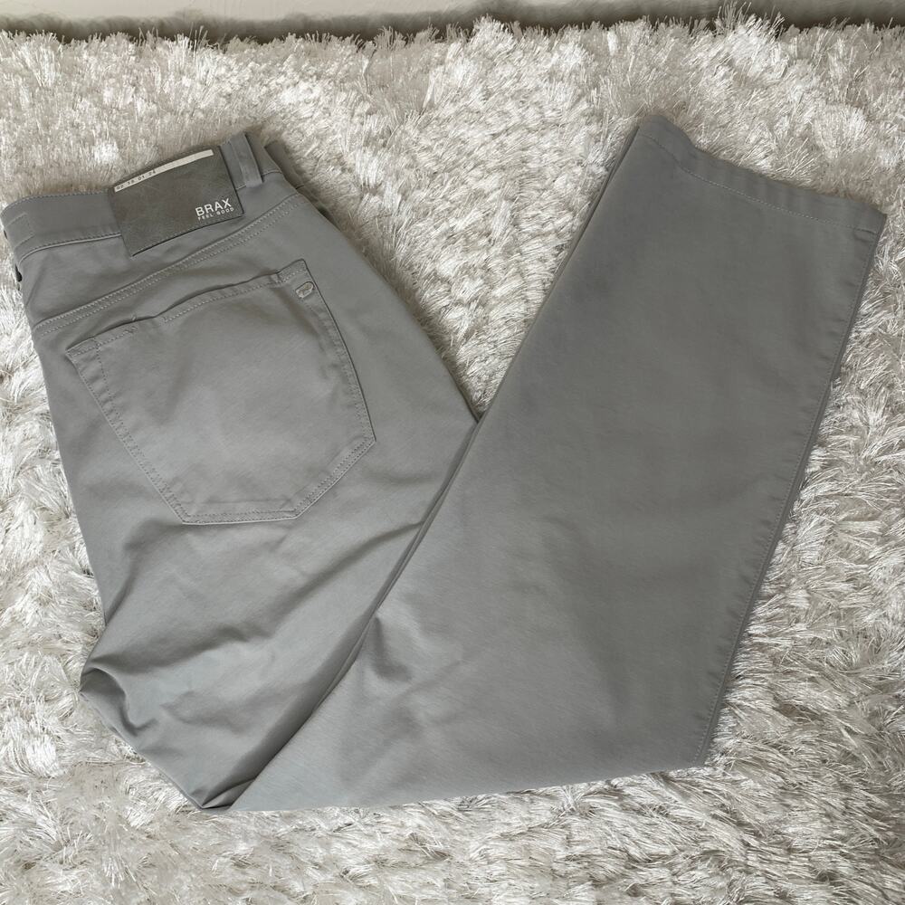 BRAX Stretch Gray Pants Chinos Jean Cut Sz 32 x 34